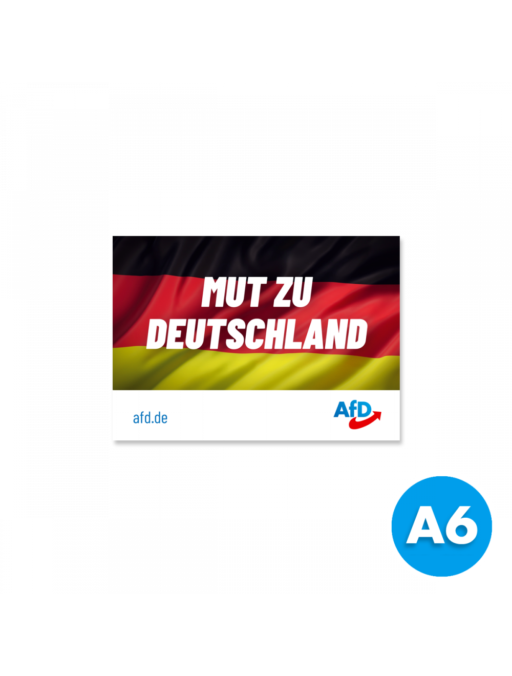 AfD-Fanshop Aufkleber Deutschland-Fahne