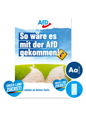 AfD-Fanshop Flyer & Faltblätter - Druckerzeugnisse